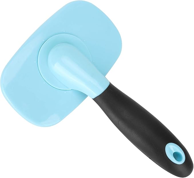 ZJchao Cat Hair Brush, Dog Brush Cat Brushes for Indoor 360 Degree Rotation Deshedding Dog Hair Removal Comb Pet Grooming Tool for Pets with Long or Short (with a Little Blue)