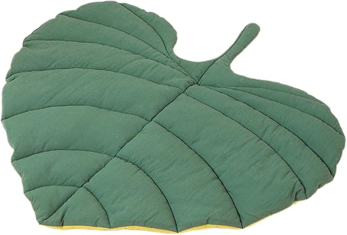 Dog Mat Pet Sleeping Mat Comfortable Soft,Supplies,Large,Decoration Pet Pad Dog Bed Mat for Small Medium Dog Kitten, Heart Shaped Leaf