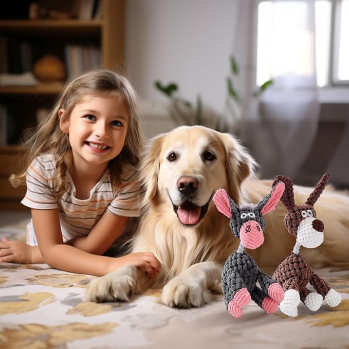Upgrade Bite Buddy Chew Toy for Dogs, 2025 New Petsboro Bitebuddy Dog Toy Indestructible Stuffed Animals for Dogs, Cute Soft Resistant Squeaky Dog Toys for Heavy Chewers (A2+A3)
