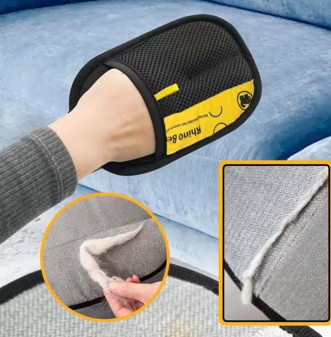 2PCS Cat Grooming Gloves Pet Hair Removal Brush Double-Sided Electrostatic Dog Cat Deshedding Glove Pet Grooming Supplies