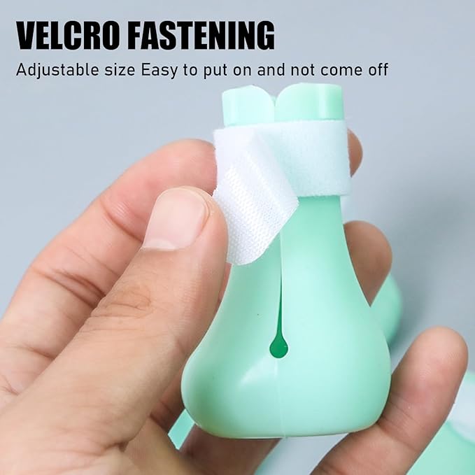 Anti-Scratch Cat Foot Cover 4pcs Silicone Cat Claw Covers Cat Claw Covers Cat Boots Cat Shoes for Bathing Shaving Grooming(Mint Green)