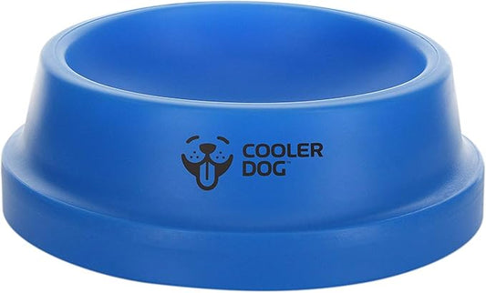 CoolerDog Freezable Dog Bowl – Cooling Dog Water Bowl Keeps Water Cold Up to 8 Hours – Gel-Filled Pet Bowl for Hot Weather, Summer & Outdoor Use (16 oz)
