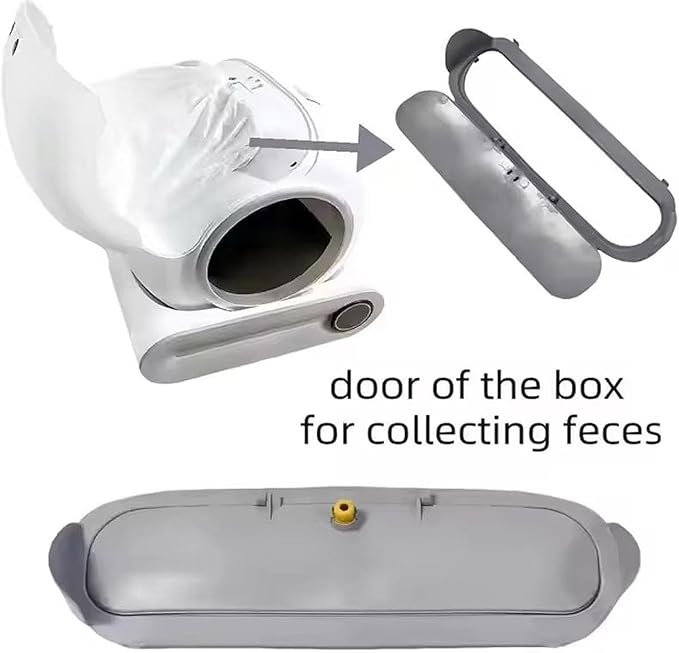 Cat Litter Box Toilet Door Module Replacement for Self-Cleaning Cat Litter Box for B0001 to B9999 Collecting Feces
