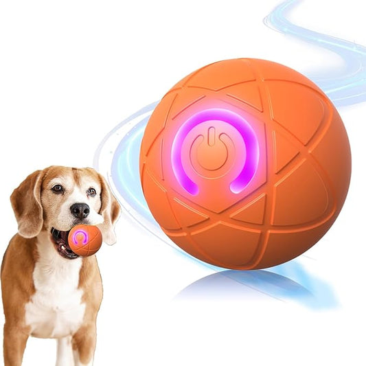 IRIDESCENT Interactive Dog Toys Dog Balls Activated Automatic Rolling Ball for Puppy Small Medium Dogs