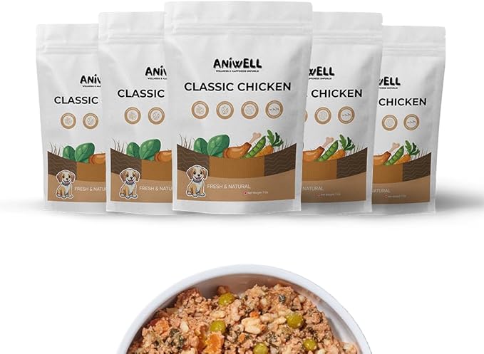 Fresh Food: Made with Real Meat, Veggies & Herbs (Pack of 5) (Classic Chicken)