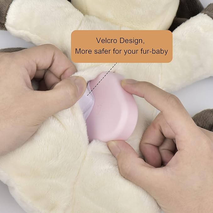Puppy Toy with Heartbeat Dog Training Toy for Separation Anxiety Claming Behavioral Aid, Heartbeat Toy Plush Toys for Dogs Cats Pets Puppy Starter Kit