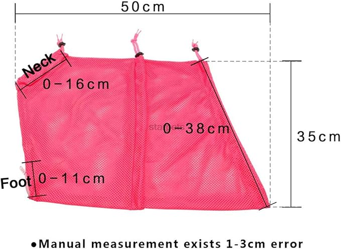 SOCHII New Mesh Cat Grooming Bathing Bag No Scratching Biting Restraint for Bathing Nail Trimming Injecting Examing Blue M