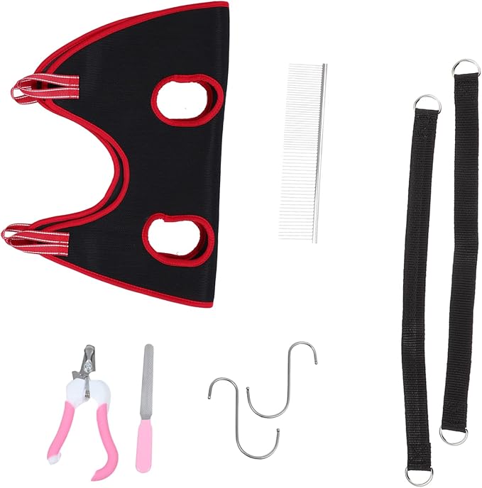 BESPORTBLE Grooming Hammock for Pet Nail Trimming Tools Sturdy Pet Nail Clipper File for Cats Dogs
