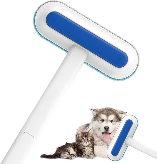 Pet Hair Removal Brush for Clothes,Electrostatic Cat Grooming Tool,Window Screen Cleaning Brush - for Dog Owners Office Car Clothes Bedding Sheets Carpets Sofas Apartment Mattress