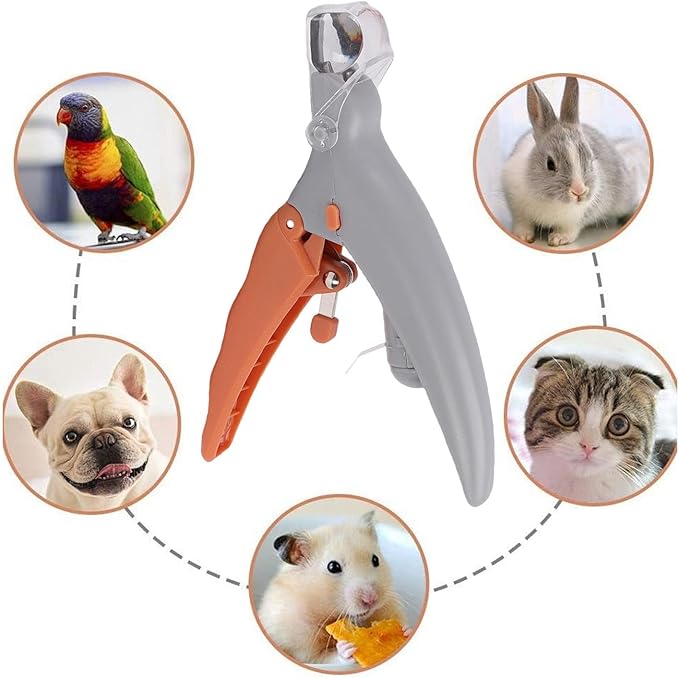 Zerodis LED Light Pet Nail Clipper High Density Ti Steel Vane/Wing for Cats Dogs Rabbits Cat Cleaning Grooming Supplies