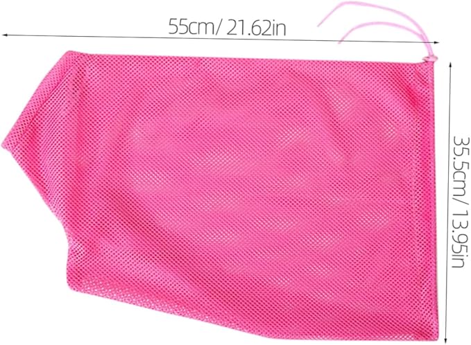 Mikikit Multi Function Cat Grooming Bag Breathable Mesh Bag for Bathing Nail Trimming Feeding Pink for Cats Kittens Easy Control with Pull Rope Design