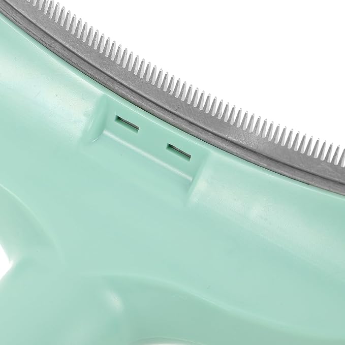 Pet Shedding Comb and Grooming Rake for Dogs and Cats, Large Green Undercoat Tool for Loose Hair Removal and Shedding Control, Suitable for Fur Types and Pet Grooming Supplies