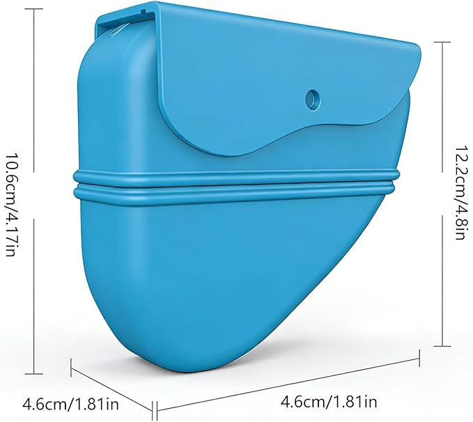 Leakproof Dog Food Storage Container with Secure Waist Attachment Food Reward Bag for Active Pet Owners Supplies Silicones Dogs Treat Portable Training Outdoor Feeders Puppies Snacks for Daily Use
