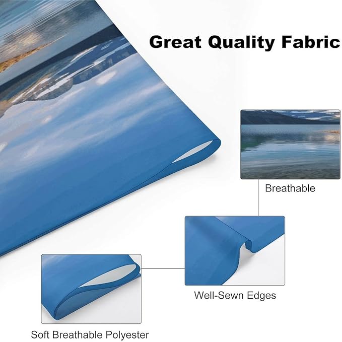 Dog Bandana Spring Pet Scarf Adjustable Triangle Glacier National Park Printing Dog Bib Washable Polyester Puppy Bandana for Small Medium Large Dogs Cat Birthday Party Supplies