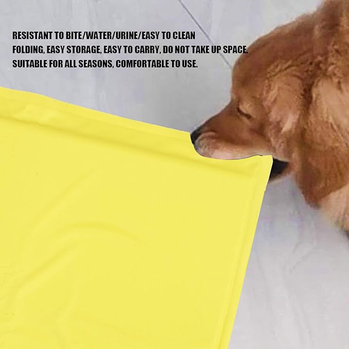 Portable Foldable Pet Bed Pad, Dog and Cat Pee Mat, Reusable Sleeping Mat with Easy - Clean Surface for Sofa Car Outdoor Use, All - Season Pet Supplies (M)
