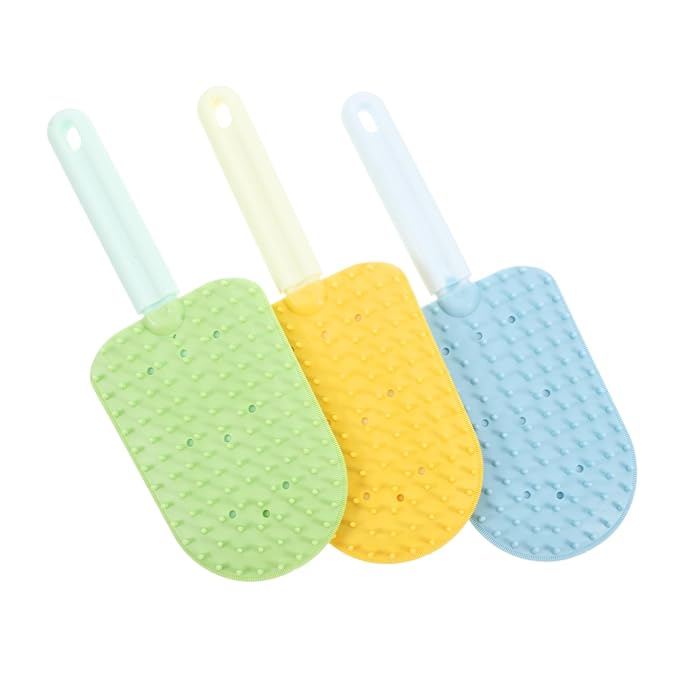 3pcs Cat Grooming Brush for Haired Cats Shedding Removal Tool Ergonomic Handle for Comfortable Indoor Grooming
