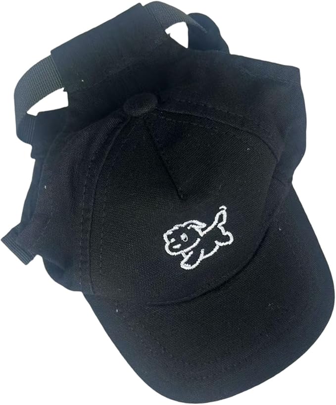 Permeable Cotton Dog Hat with Regulable Strap Sun Protective Baseball Puppies Headwear Pet Supply Pet Sun Protecting