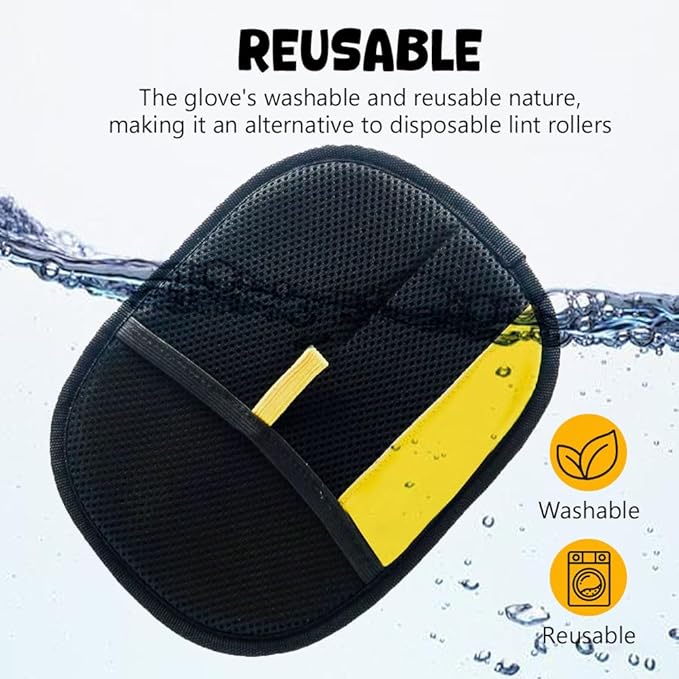 Electrostatic Gloves Pet Hair Removal, 2026 New Pet Hair Remover Glove, Washable Reusable Dogs Cats Hair Gloves (#A, 3pcs)