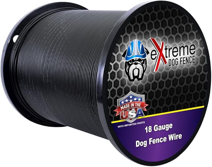 Universally Compatible 18-Gauge Heavy Duty Electric Dog Fence Boundary Wire for All Models of Electric Fence for Dogs - Inground Pet Fence Systems - 2500'