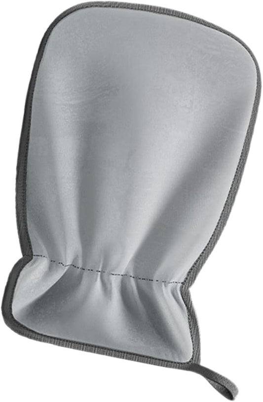 Pet Hair Removal Glove Cat Hair Remover Reusable Efficient Grooming Glove for Sofa Couch Clothing Carpet Bunny 9.45 x 6.30 Inch- Gray