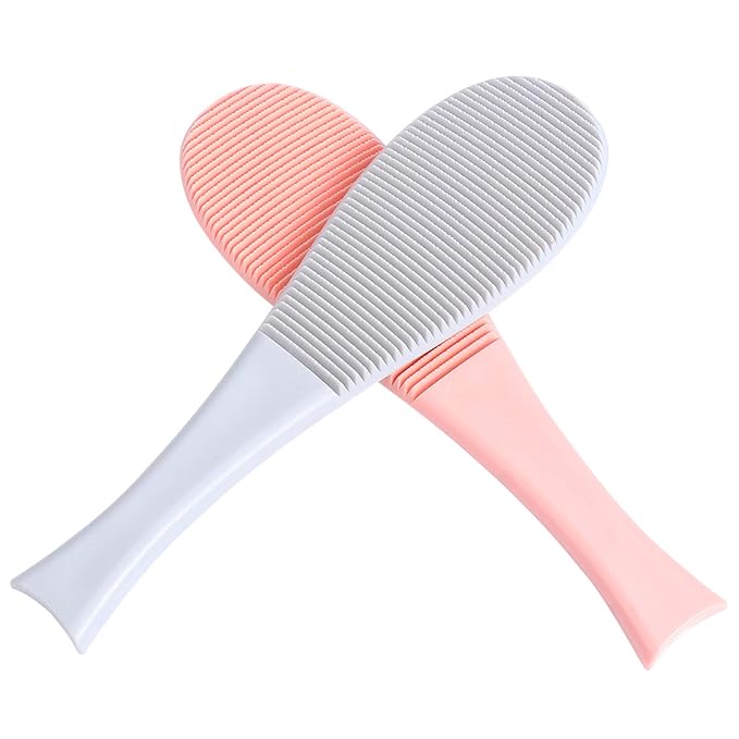 KESYOO 2Pcs Cat Tongue Combs Cat Grooming Massage Brush Dual Sided Slicker Brush for Shedding Control for Cats Head Neck and Care