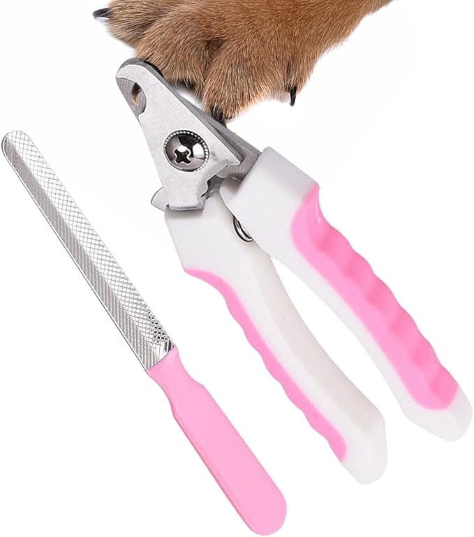 Cat Nail Clippers,Safety Grooming Pet Supplies | Nail Trimmers for Dogs with Guard,for Home Indoor Travel All Breeds Seniors Puppy Kitten