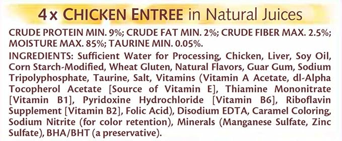 Whiskas Purrfectly Chicken Variety Pack Wet Cat Food 3 Ounces,40 Count (Pack of 2)
