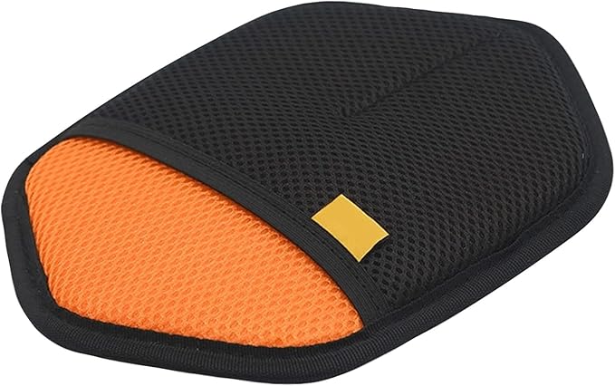Pet Hair Removal Gloves – Static Electricity Cat & Dog Hair Remover for Furniture, Sofa Seams & Corners, Multi-Functional Household Cleaning Gloves (Orange)
