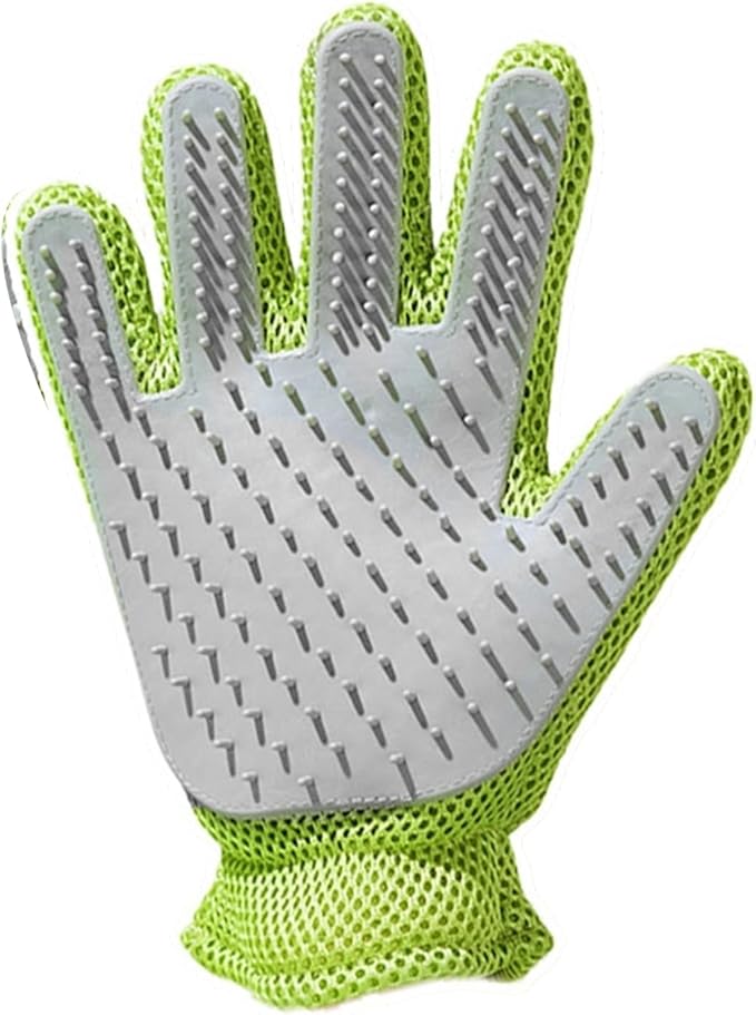 Double Sided Silicone Pet Grooming Glove for Efficient Hair Removal and Relaxing Massage on Cats and Dogs Cats Brush