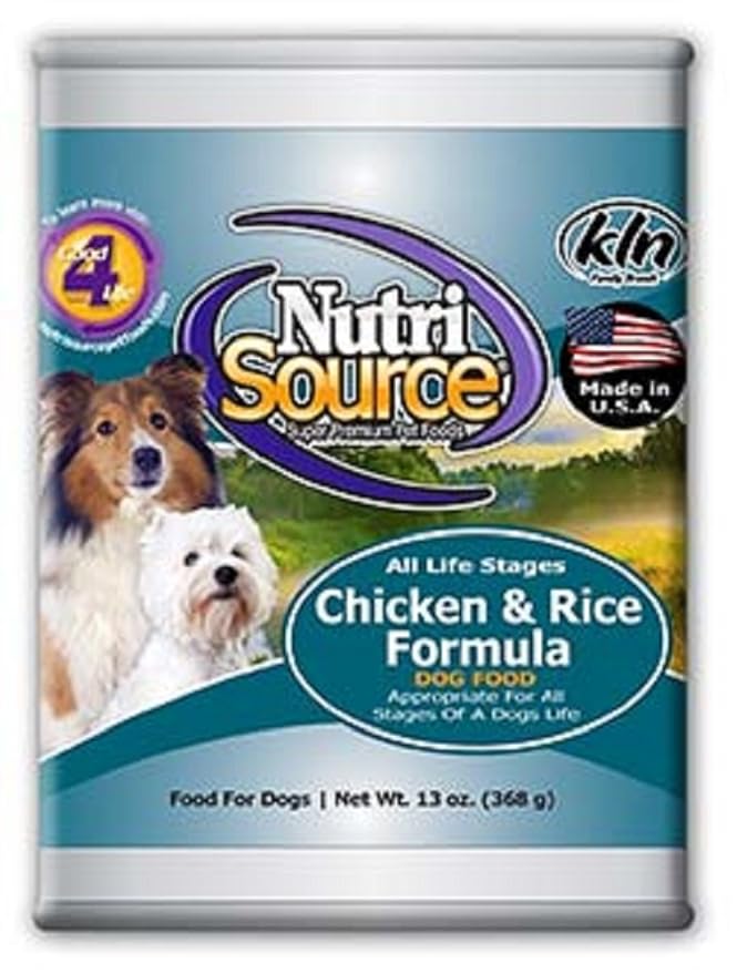 Tuffys Pet Foods Tuffy's Nutrisource Dog Chicken/Rice Can, 1 Count, One Size