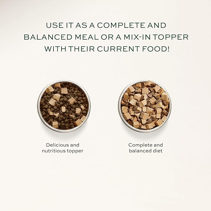 pawTree Freeze-Dried Raw Food for Dogs & Cats. Nutrient-Rich, All-Natural, Complete & Balanced Nutrition. Real Meat, Vegetables & Superfoods (Pork)