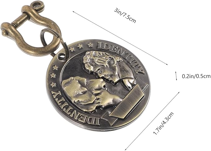 Pet Identity Tag Engraved Dog Tag Anti-Lost Name Plate for Dogs and Cats Back for Pet Supplies