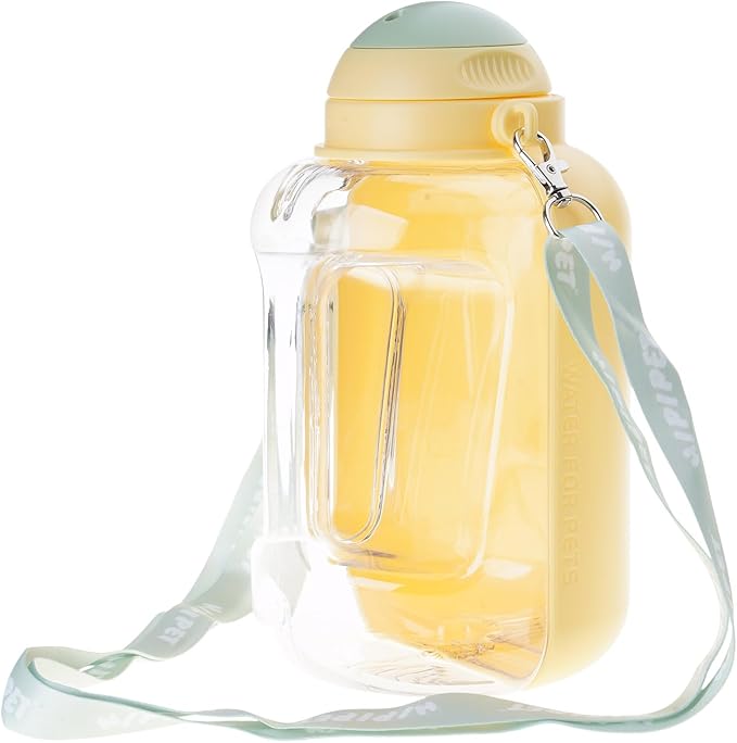 Portable Pet Water Food Feeding Bottles Large Capacity Dog Bottle Travel Food Container Drink Dog Supply Pet