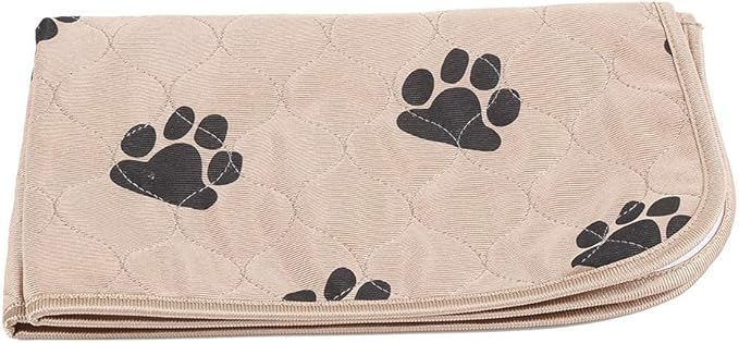Reusable Dog Pee Pad, Absorbent Pet Urine Mat for Dogs and Cats, 4 - Layer Machine Washable Mat with Barrier for Hard Floors, Print Design in (40 * 60cm)