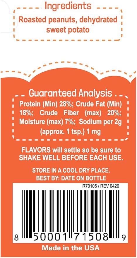 Flavors Food Topper for Dogs, Peanut Butter Recipe, 3.1-Ounce