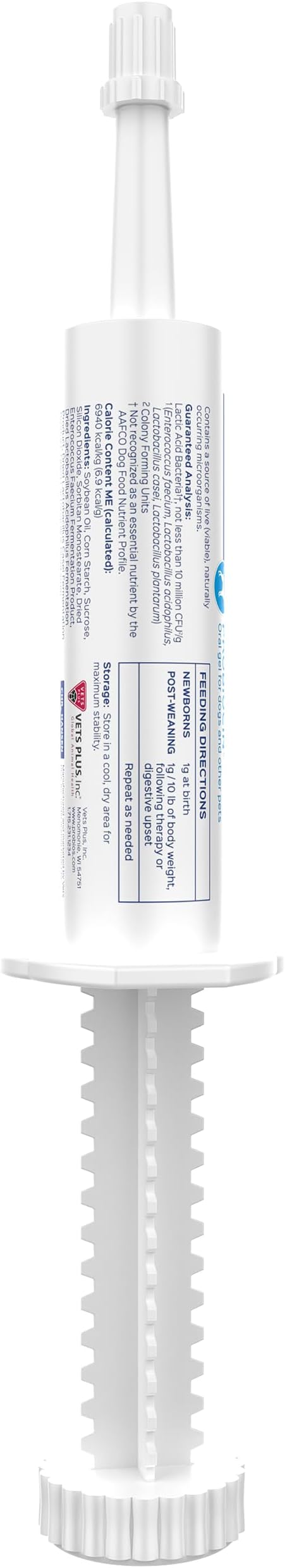 Probios Probiocin Oral Pet Gel for Dogs and Cats, Probiotic Supplement for Digestive & Immune Support, 15 g Tube
