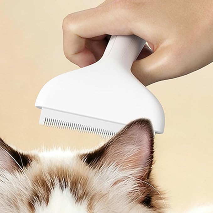 Dog Hair Remover,Stainless Steel Non-Slip Handle Cleaning | Cat Grooming Brush Pet Hair Remover - for Dematting Bathing Washing Knots Removal Puppy Kitten Home Apartment Travel