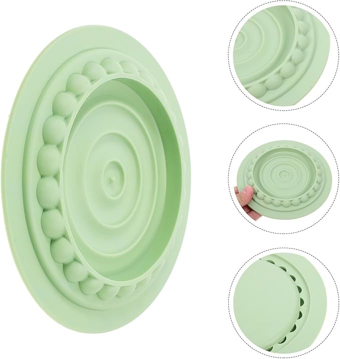 LALAFINA Slow Feeder Cat Bowl Dog Slow Feeding Plate with Mat for Puppy Supplies Interactive Pet Food Bowl for Small Dogs and Cats