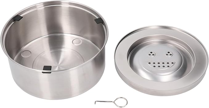 304 Stainless Steel Dog Water Bowl Dispenser 3L Large Capacity Spill Proof Slow Drinking Pet Water Bowl for Dogs Cats Anti Splash Non Slip Pet Feeding Supplies.