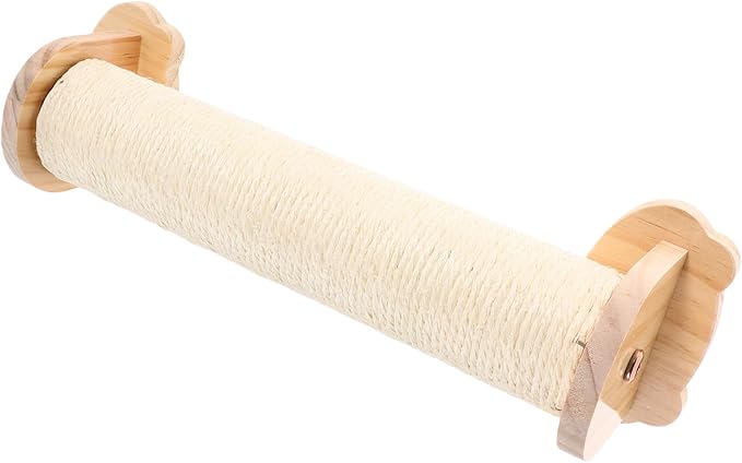 NUOBESTY Hanging Cat Scratching Post Sisal Sturdy Clawing Pole for Indoor Cats Kitten Cage Accessory Furniture Protection