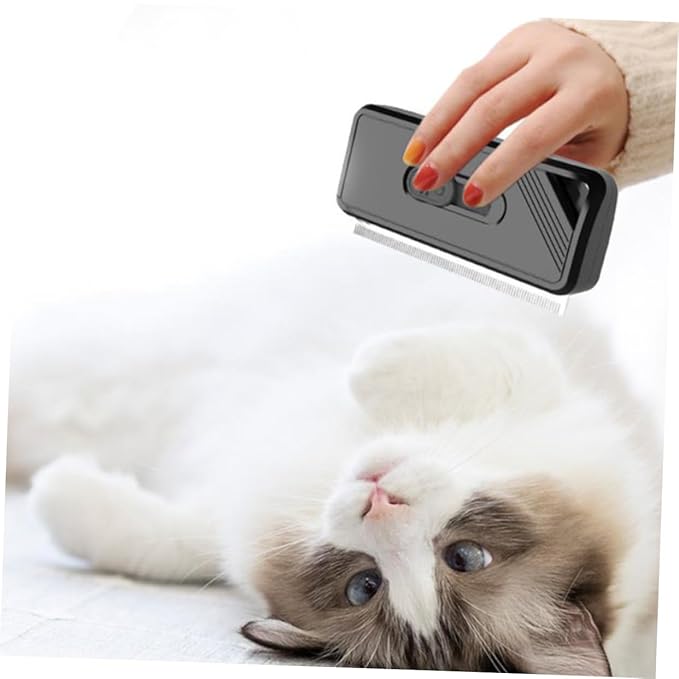 Ergonomic Pet Grooming Comb Dog Cat Hair Brush for Shedding Massaging Detangler Pet Supplies Hair Cleaning Tool