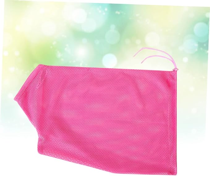 Mikikit Multi Function Cat Grooming Bag Breathable Mesh Bag for Bathing Nail Trimming Feeding Pink for Cats Kittens Easy Control with Pull Rope Design