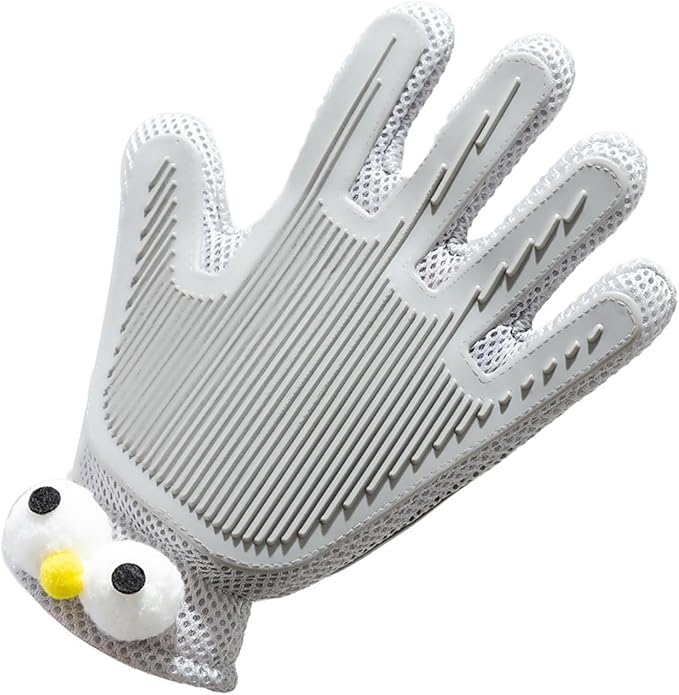 Double Sided Silicone Pet Grooming Glove for Efficient Hair Removal and Relaxing Massage on Cats and Dogs Cats Brush