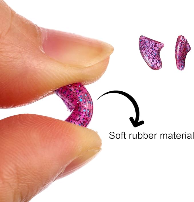 WILLBOND 200 Pieces 20 Color Cat Claw Caps with 10 Pcs Adhesive Glues and 10 Pcs Applicators Cat Claw Covers Nail Tips with Instruction for Pets Cats