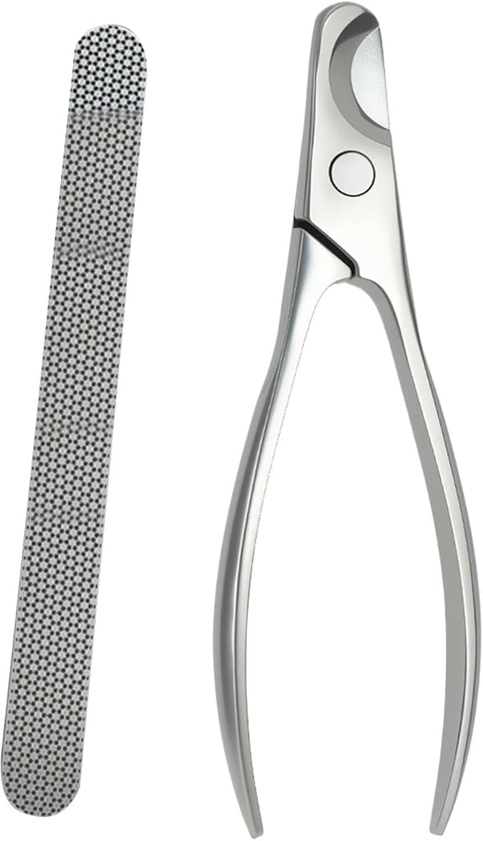 Safety Nail Trimmer, Cat Cutter Aid, 5.12 Inches Stainless Tool, Professional Heavy Duty Device with Secure Grip, Compact Supply with Daily Use, Home Accessories for Pets Breed Animal Clipping Indoor