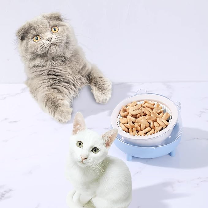 FattyBee 200 Pcs White Disposable Pet Feeding Bowls Liner, Small Paper Bowls for Cat Dishes, Wet Food, Feral Cat Feeding Station