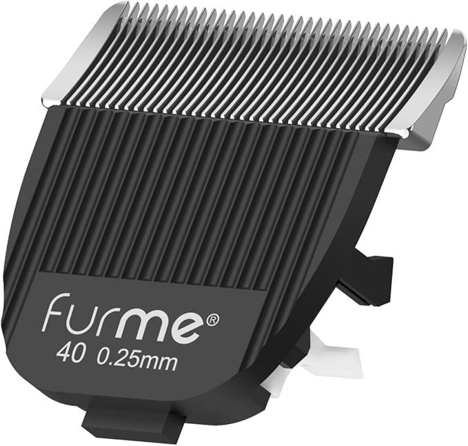 FURME AirClipper Size 40 Replacement Blades - 0.25mm Pet Grooming Clipper Blades Compatible with Air Clippers, Fur & Hair Shaver for Cats, Dogs and All Pets, Pack of 1