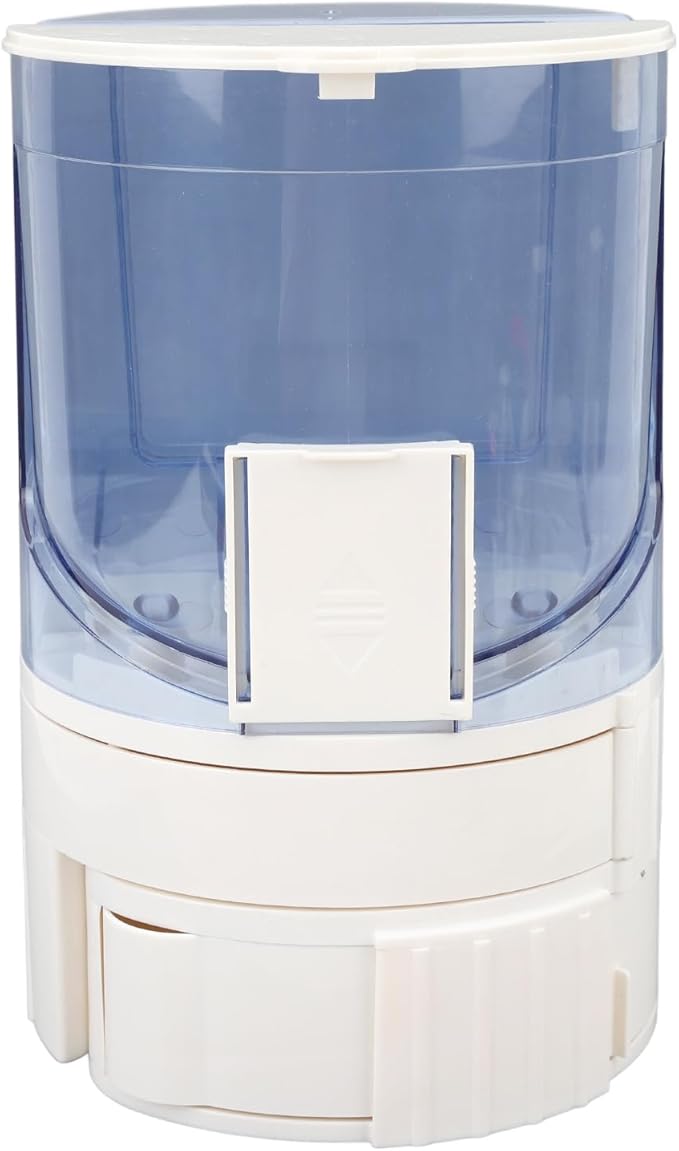 Automatic Dog Cat Feeder Double Layer Dry Wet Separate Rotating Storage Pet Food Feeder Water Dispenser for Small Medium Dog Puppy Kitten (Light Blue)