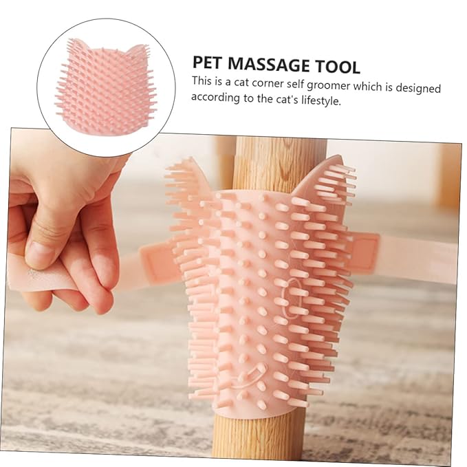 GANAZONO Eco-friendly Silicone Pet Brush Comb for Cats Detangling Fur Coat Grooming Supplies Cat Self Wall Comb