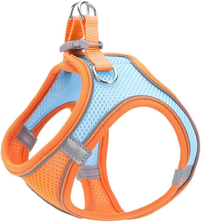 BESPORTBLE Reflective Puppy Vest Leash and Dog Harness Breathable Mesh Chest Strap Medium Size for Walking Cats and Dogs Pet Supplies